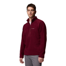 Load image into Gallery viewer, Columbia Men&#39;s Fast Trek III Half Zip Fleece Top (Rich Wine)
