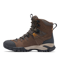Load image into Gallery viewer, Columbia Men&#39;s Geoterra Outdry Leather Trail Boots (Cordovan/Canyon Sun)
