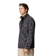 Load image into Gallery viewer, Columbia Men&#39;s Helvetia II Printed Half Snap Fleece (Black Retroscape)
