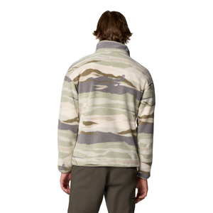 Columbia Men's Helvetia II Printed Half Snap Fleece (Safari Rouge Valley)