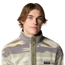 Load image into Gallery viewer, Columbia Men&#39;s Helvetia II Printed Half Snap Fleece (Safari Rouge Valley)
