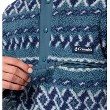 Load image into Gallery viewer, Columbia Men&#39;s Helvetia II Printed Half Snap Fleece Top (Everblue KnitKnot)
