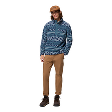Load image into Gallery viewer, Columbia Men&#39;s Helvetia II Printed Half Snap Fleece Top (Everblue KnitKnot)
