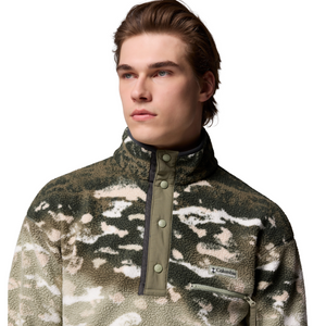 Columbia Men's Helvetia II Printed Half Snap Fleece Top (Safari Sisters)