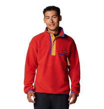 Load image into Gallery viewer, Columbia Men&#39;s Helvetia II Streetwear Half Snap Fleece (Sail Red)
