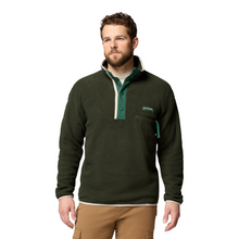 Load image into Gallery viewer, Columbia Men&#39;s Helvetia II Half Snap Fleece Top (Greenscape)
