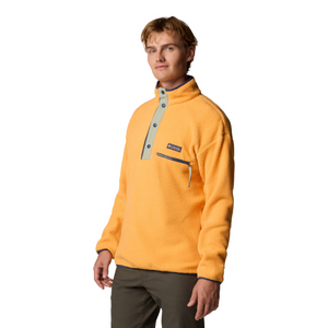 Columbia Men's Helvetia II Half Snap Fleece Top (Summer Orange)