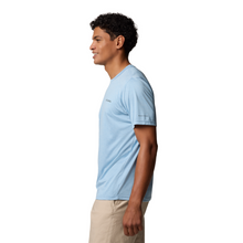 Load image into Gallery viewer, Columbia Men&#39;s Hike Crew Neck Short Sleeve Technical Tee (Ripple Blue)

