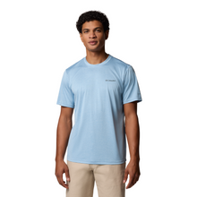 Load image into Gallery viewer, Columbia Men&#39;s Hike Crew Neck Short Sleeve Technical Tee (Ripple Blue)
