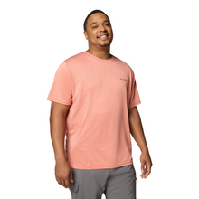 Load image into Gallery viewer, Columbia Men&#39;s Hike Crew Neck Short Sleeve Technical Tee (Tuscan Heather)
