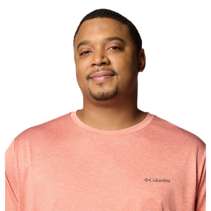 Columbia Men's Hike Crew Neck Short Sleeve Technical Tee (Tuscan Heather)
