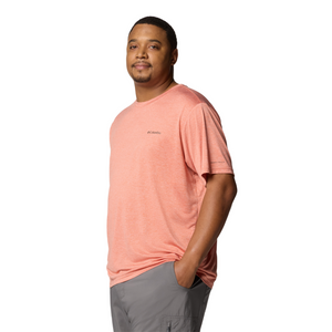 Columbia Men's Hike Crew Neck Short Sleeve Technical Tee (Tuscan Heather)