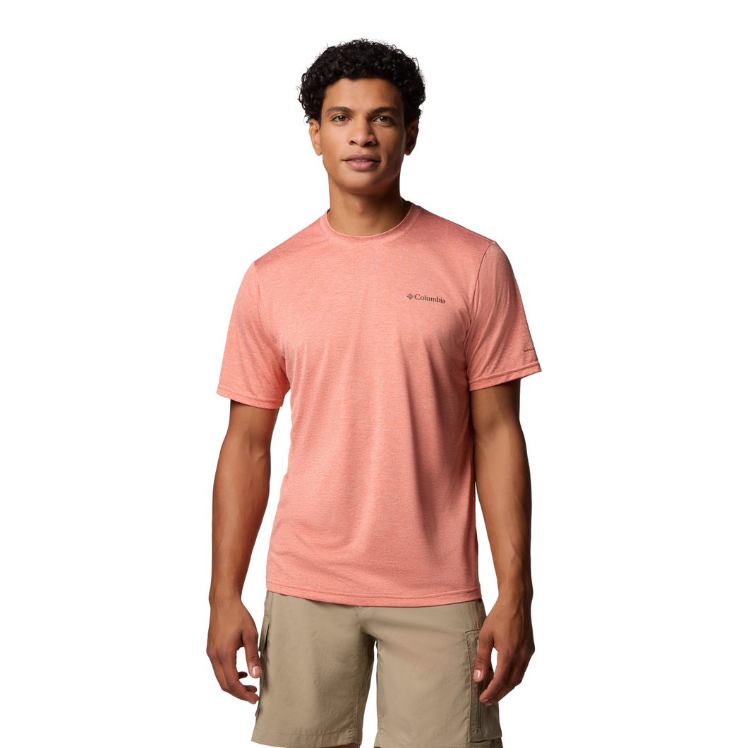 Columbia Men's Hike Crew Neck Short Sleeve Technical Tee (Tuscan Heather)