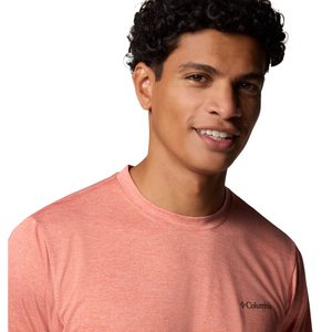 Columbia Men's Hike Crew Neck Short Sleeve Technical Tee (Tuscan Heather)