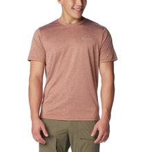 Load image into Gallery viewer, Columbia Men&#39;s Hike Crew Neck Short Sleeve Technical Tee (Auburn Heather)
