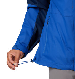 Columbia Men's Hikebound II 3-IN-1 Interchange Insulated Waterproof Jacket (Mountain Blue)