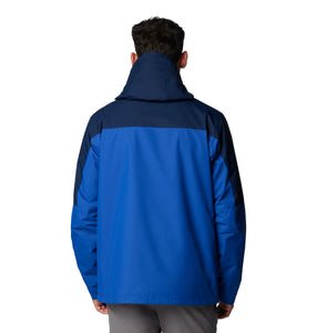 Columbia Men's Hikebound II 3-IN-1 Interchange Insulated Waterproof Jacket (Mountain Blue)