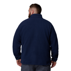 Columbia Men's Jasper Ridge Pebbled Full Zip Fleece (Collegiate Navy/Everblue)