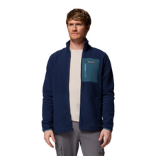 Load image into Gallery viewer, Columbia Men&#39;s Jasper Ridge Pebbled Full Zip Fleece (Collegiate Navy/Everblue)
