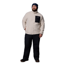 Load image into Gallery viewer, Columbia Men&#39;s Jasper Ridge Pebbled Full Zip Fleece (Dark Stone/Black)
