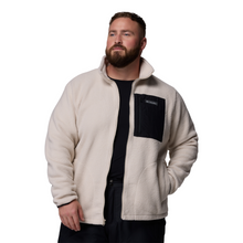 Load image into Gallery viewer, Columbia Men&#39;s Jasper Ridge Pebbled Full Zip Fleece (Dark Stone/Black)
