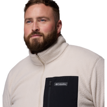 Load image into Gallery viewer, Columbia Men&#39;s Jasper Ridge Pebbled Full Zip Fleece (Dark Stone/Black)
