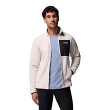 Load image into Gallery viewer, Columbia Men&#39;s Jasper Ridge Pebbled Full Zip Fleece (Dark Stone/Black)
