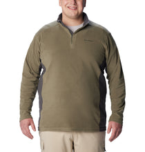 Load image into Gallery viewer, Columbia Men&#39;s Klamath Range II Half Zip Fleece Top (Stone Green/Shark)
