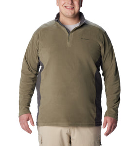 Columbia Men's Klamath Range II Half Zip Fleece Top (Stone Green/Shark)