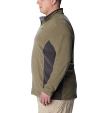 Load image into Gallery viewer, Columbia Men&#39;s Klamath Range II Half Zip Fleece Top (Stone Green/Shark)
