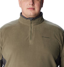 Load image into Gallery viewer, Columbia Men&#39;s Klamath Range II Half Zip Fleece Top (Stone Green/Shark)
