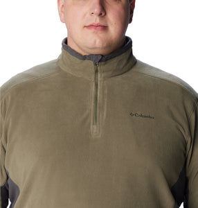 Columbia Men's Klamath Range II Half Zip Fleece Top (Stone Green/Shark)