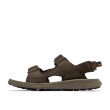 Load image into Gallery viewer, Columbia Men&#39;s Konos Hiker 3-Strap Sandals (Cordovan/Mud)
