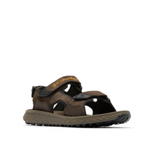 Load image into Gallery viewer, Columbia Men&#39;s Konos Hiker 3-Strap Sandals (Cordovan/Mud)
