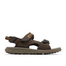 Load image into Gallery viewer, Columbia Men&#39;s Konos Hiker 3-Strap Sandals (Cordovan/Mud)
