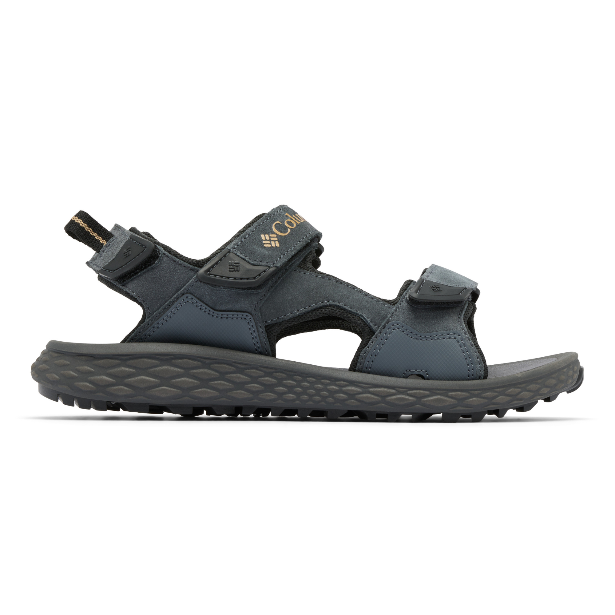 Columbia Men's Konos Hiker 3-Strap Sandals (Graphite/Black)