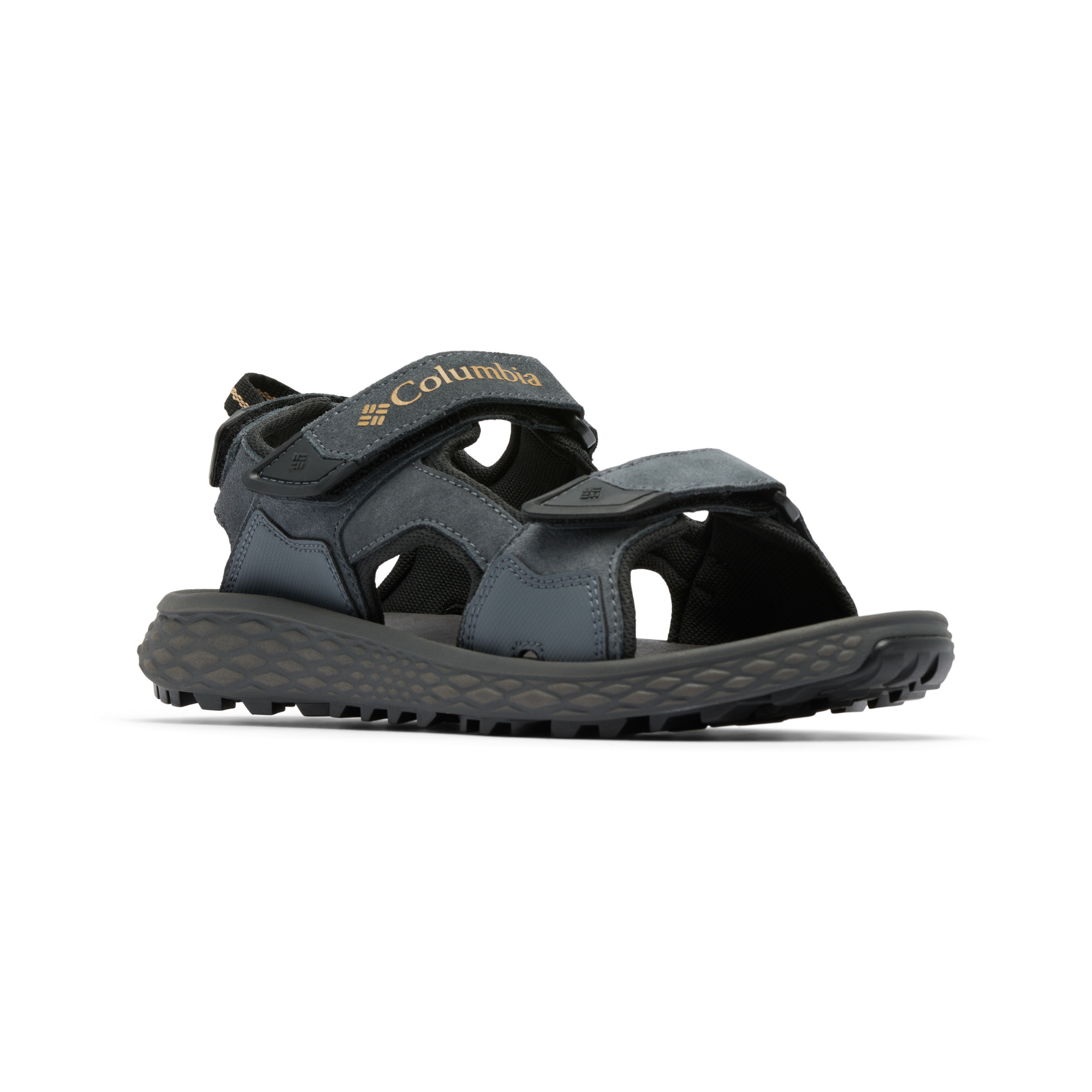 Columbia Men's Konos Hiker 3-Strap Sandals (Graphite/Black)