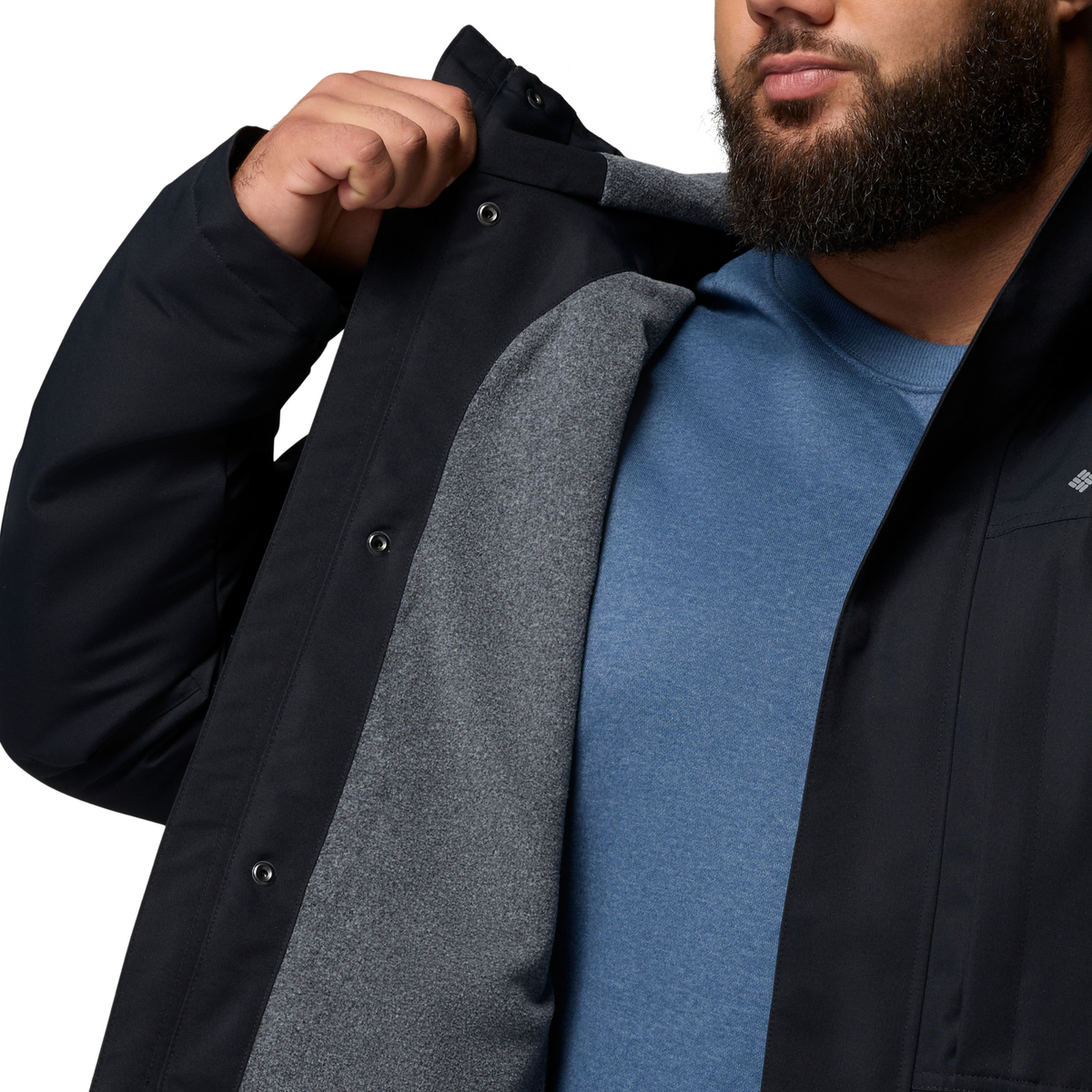 Columbia Men's Landroamer Fleece Lined Waterproof Jacket Black 010 2174421