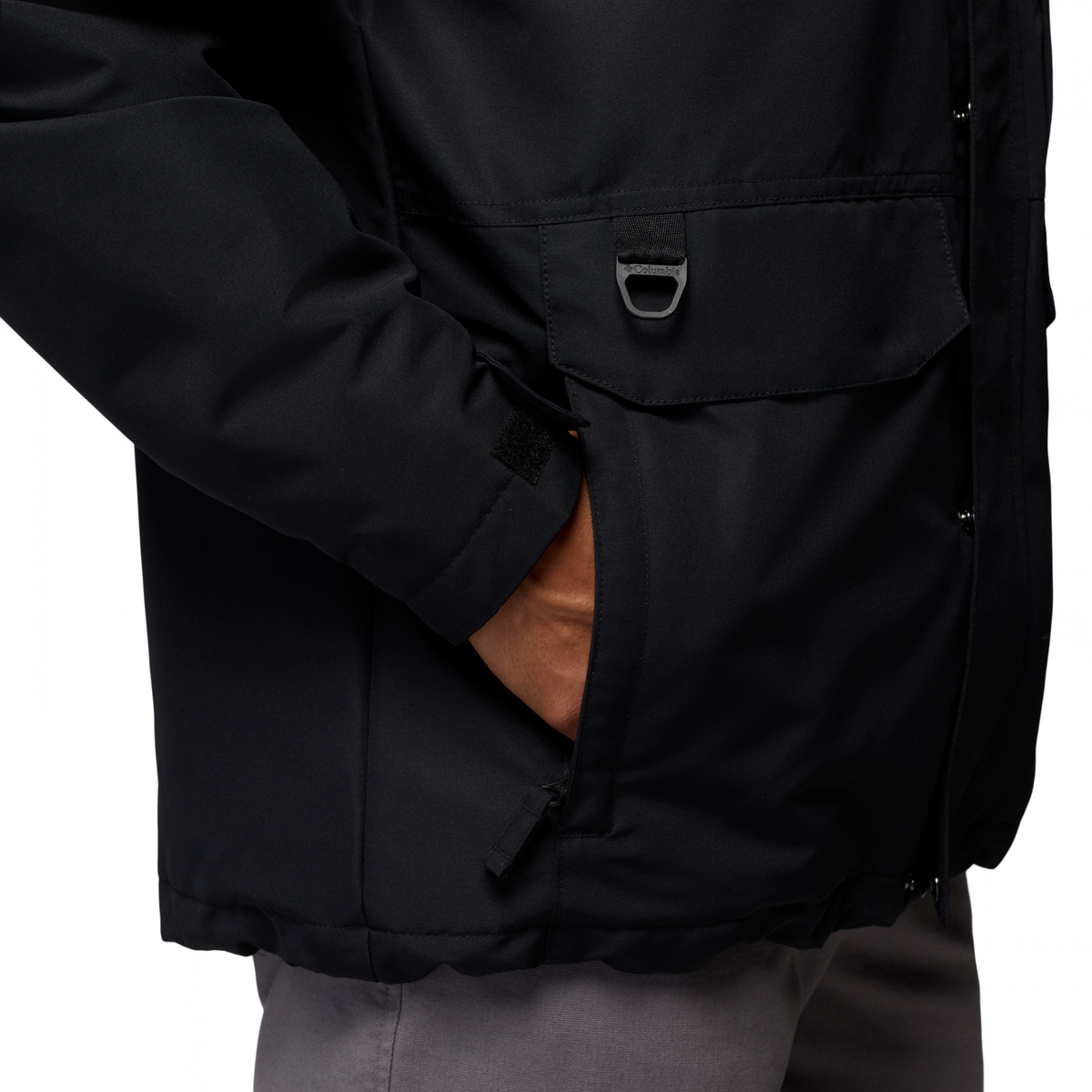 Columbia Men's Landroamer Fleece Lined Waterproof Jacket Black 010 2174421
