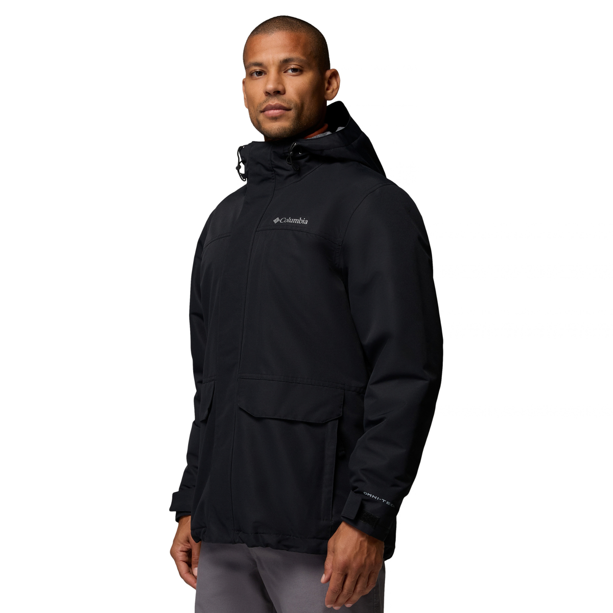 Columbia Men's Landroamer Fleece Lined Waterproof Jacket Black 010 2174421