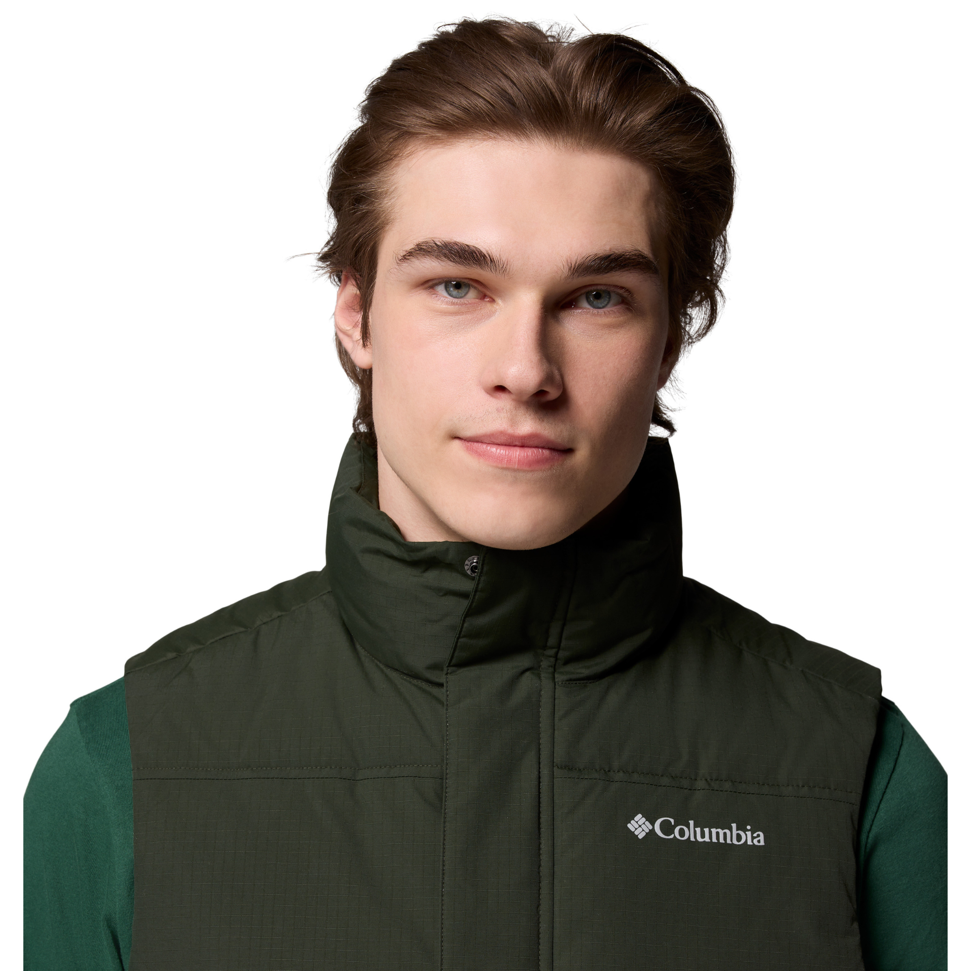 Columbia Men's Landroamer Insulated Puffer Vest (Greenscape)