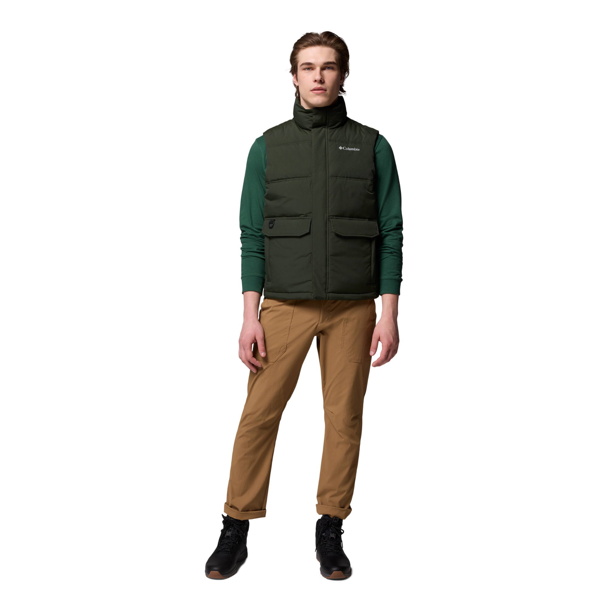 Columbia Men's Landroamer Insulated Puffer Vest (Greenscape)