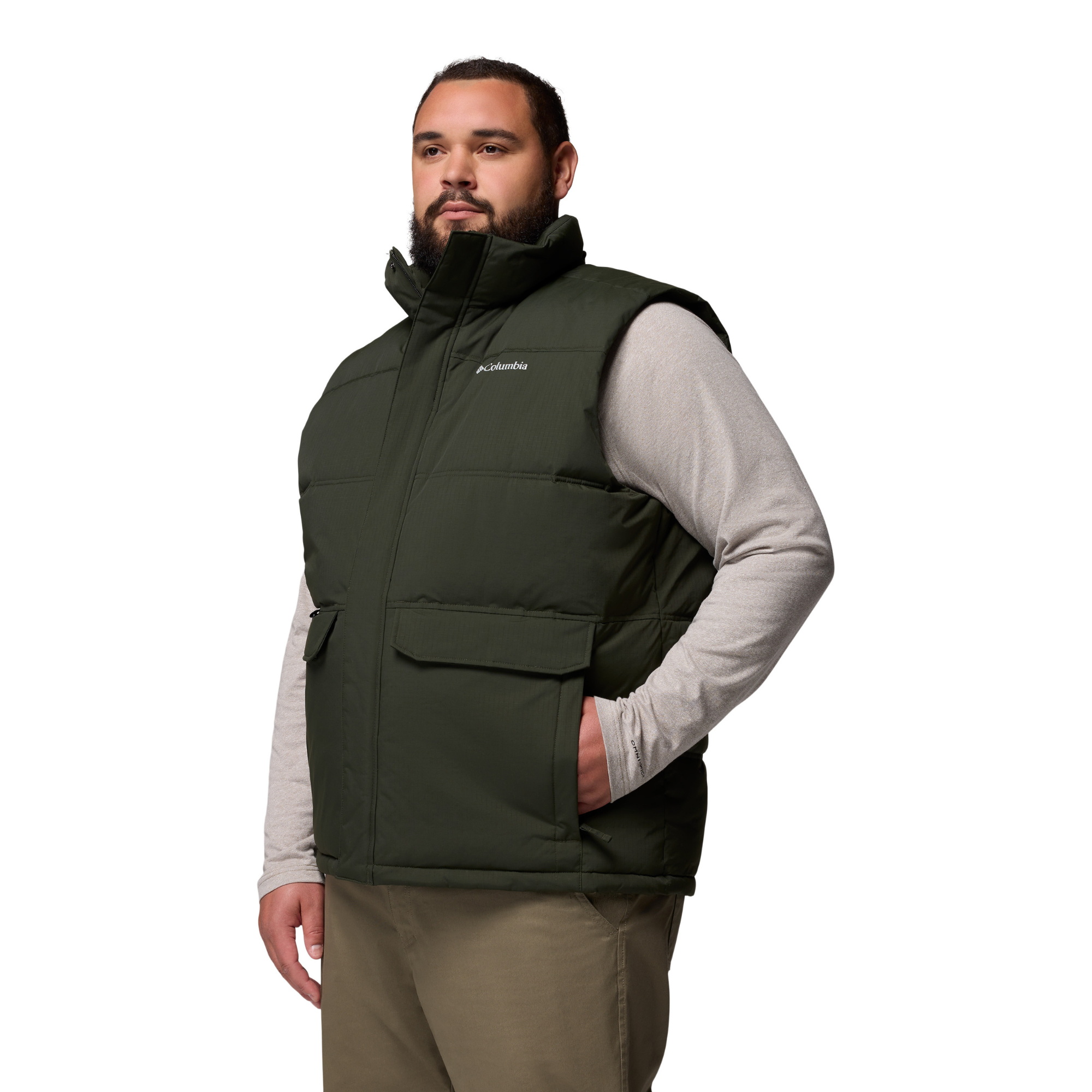 Columbia Men's Landroamer Insulated Puffer Vest (Greenscape)