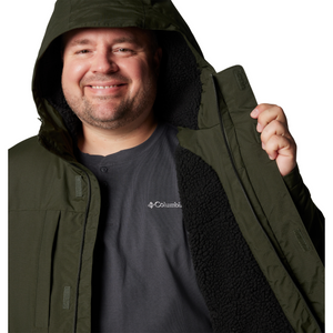 Columbia Men's Landroamer Sherpa Lined Waterproof Insulated Jacket (Greenscape)