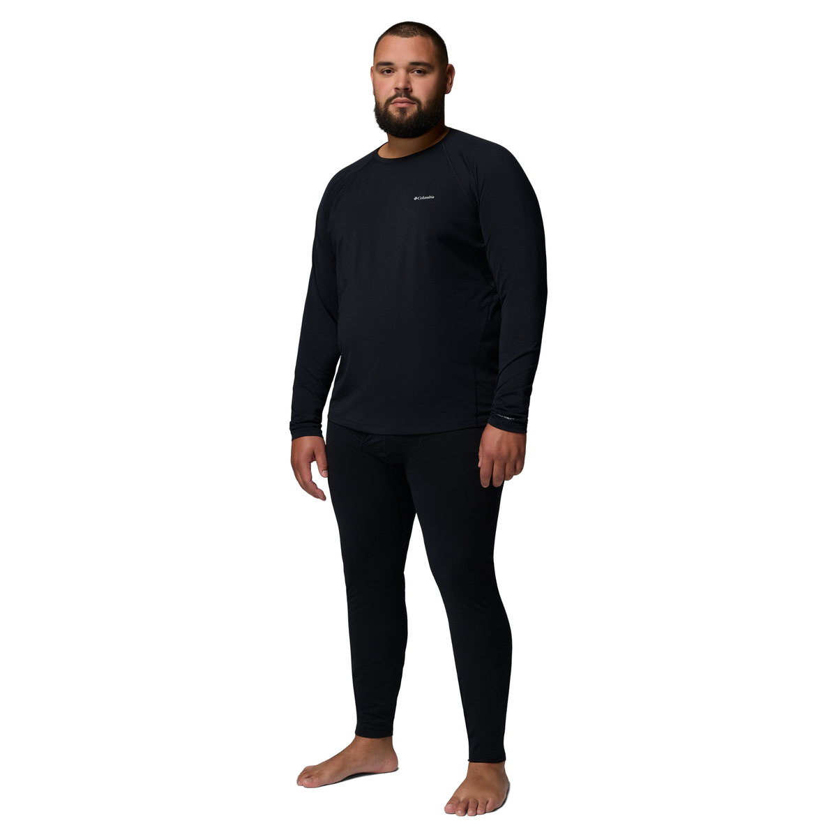 Columbia Men's Midweight Stretch Baselayer Base Layer Leggings Black 011 1638601