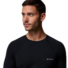 Load image into Gallery viewer, Columbia Men&#39;s Midweight Stretch Long Sleeve Crew Baselayer Top (Black)
