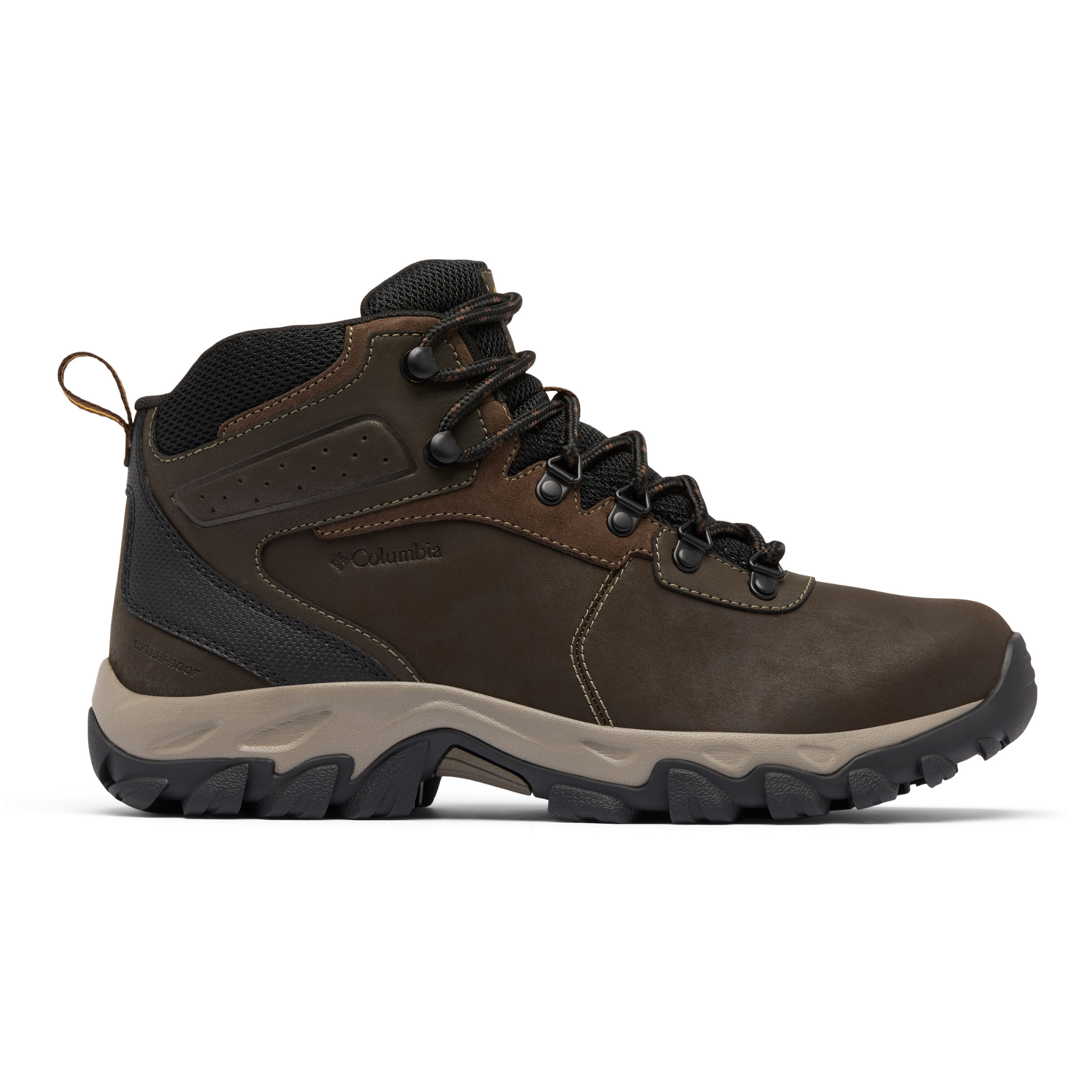 Columbia Men's Newton Ridge Plus II Waterproof Trail Boots (Cordovan/Squash)