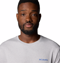 Load image into Gallery viewer, Columbia Men&#39;s North Cascades Short Sleeve Tee (Columbia Grey Hthr/Hex Flag)
