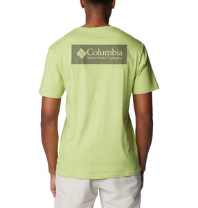 Columbia Men's North Cascades Short Sleeve Tee (Napa Green/CSC Box Logo)