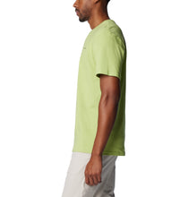 Load image into Gallery viewer, Columbia Men&#39;s North Cascades Short Sleeve Tee (Napa Green/CSC Box Logo)
